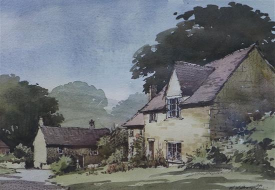 William Wyatt (1926-1993) The Cotswolds 18 x 25cm.